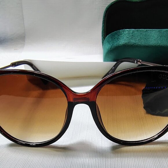 GUCCI BRAND NEW UNISEX AMBER SUNGLASSES - MADE IN ITALY - Picture 3 of 9